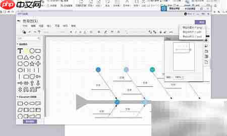 鱼骨图制作步骤详解