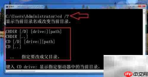Windows中cd命令用法详解