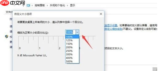win10系统字体模糊的快速恢复正常的调整方法