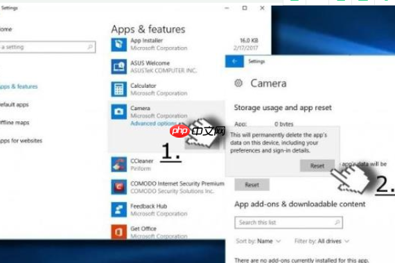 win10电脑上使用相机出现0xa00f4271相机错误怎么解决