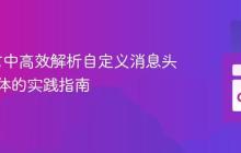 Go语言中高效解析自定义消息头与消息体的实践指南
