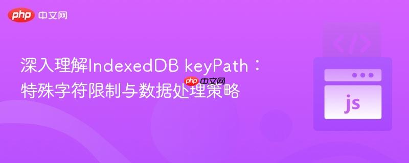 深入理解IndexedDB keyPath：特殊字符限制与数据处理策略
