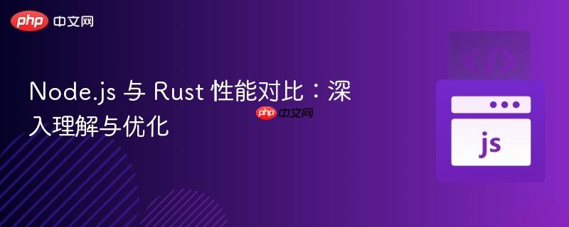 Node.js 与 Rust 性能对比:深入理解与优化