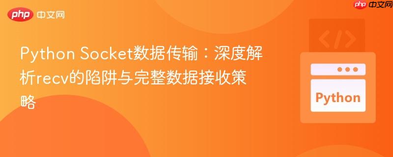 Python Socket数据传输：深度解析recv的陷阱与完整数据接收策略