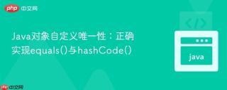 Java对象自定义唯一性：正确实现equals()与hashCode()