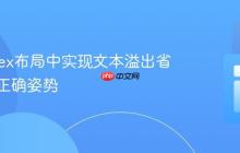 CSS Flex布局中实现文本溢出省略号的正确姿势