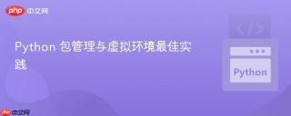 Python 包管理与虚拟环境最佳实践