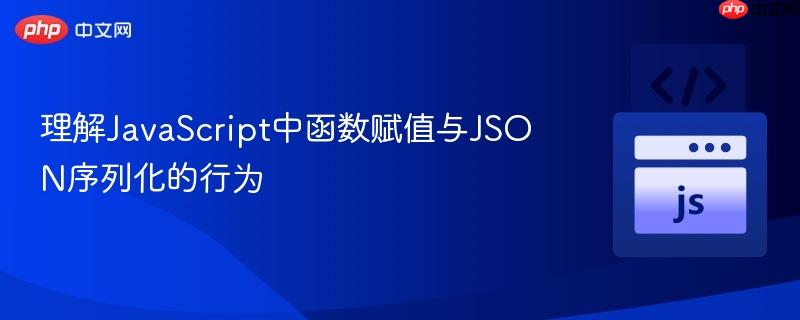 理解JavaScript中函数赋值与JSON序列化的行为
