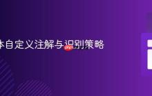 JPA实体自定义注解与识别策略