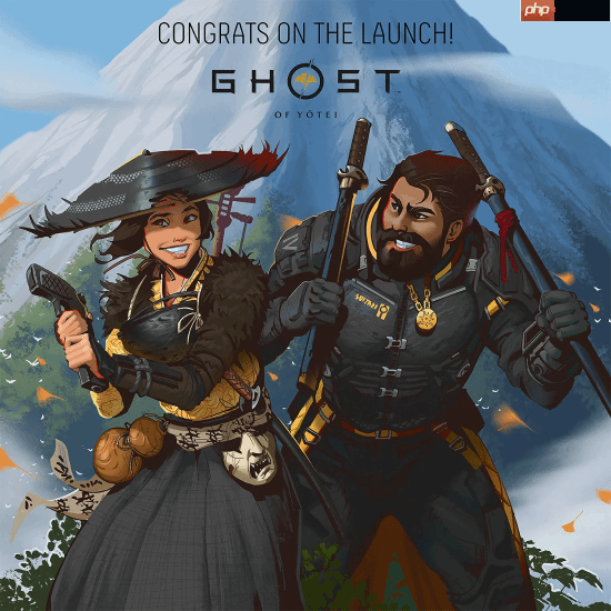 《羊蹄山之魂》同事们发贺图支持开发者!相亲相爱