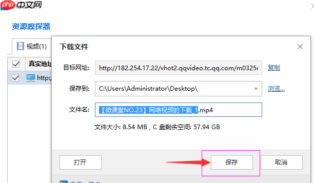 Win10专业版浏览器保存网页视频的技巧