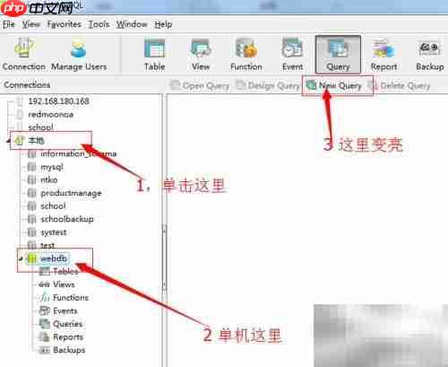 Navicat SQL编写技巧