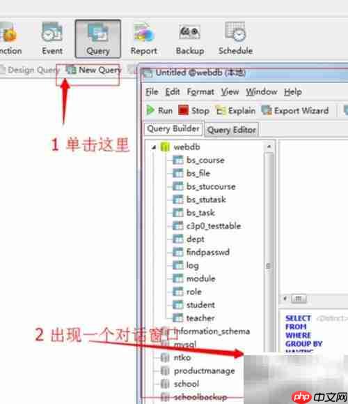 Navicat SQL编写技巧