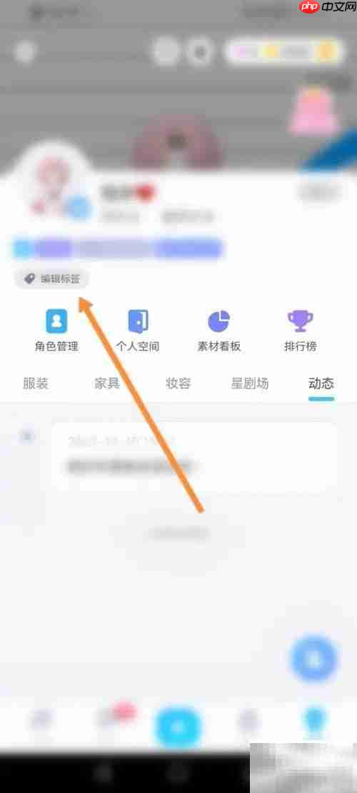 星偶软件个人标签设置指南