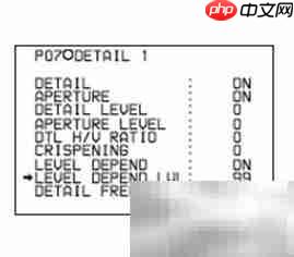 索尼摄像机深色区域优化技巧