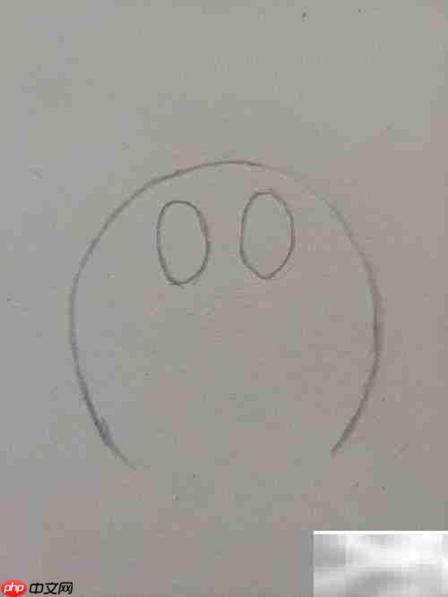 机器猫头像简笔画教程