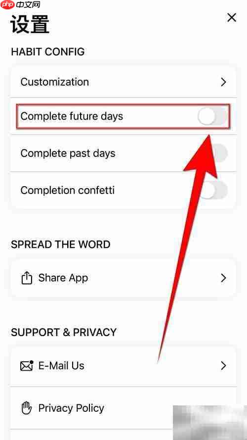 启用Habit Tracker未来打卡