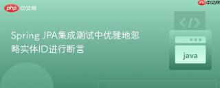 Spring JPA集成测试中优雅地忽略实体ID进行断言