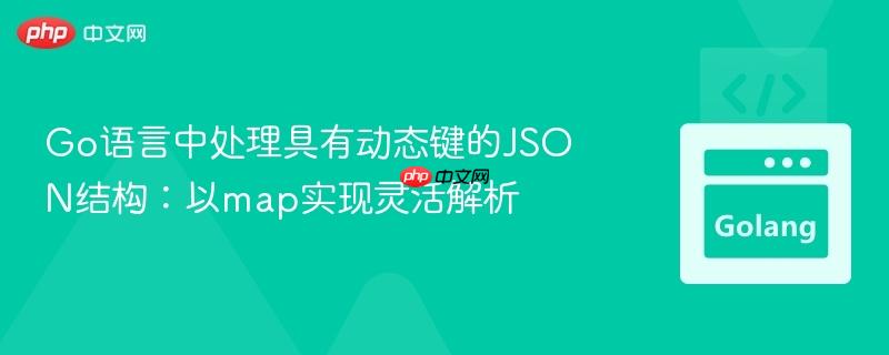 Go语言中处理具有动态键的JSON结构：以map实现灵活解析
