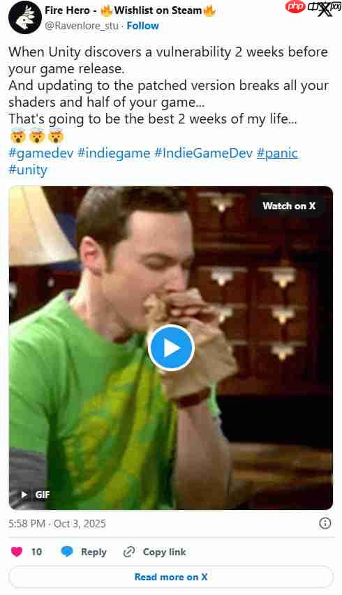 Unity曝出安全漏洞 黑曜石紧急下架《禁闭求生2》等四款游戏