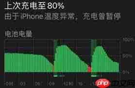 苹果iPhone15充电到80%充不进电如何解决
