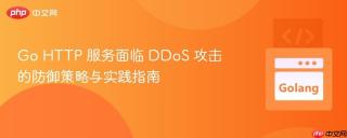 Go HTTP 服务面临 DDoS 攻击的防御策略与实践指南