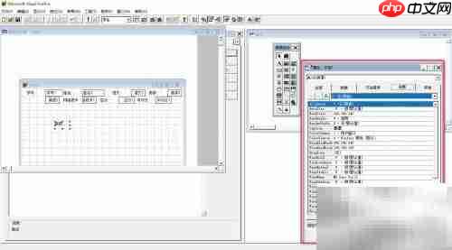 VF6.0控件修饰与位置调整
