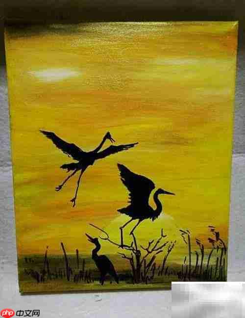 晨光手绘装饰画教程