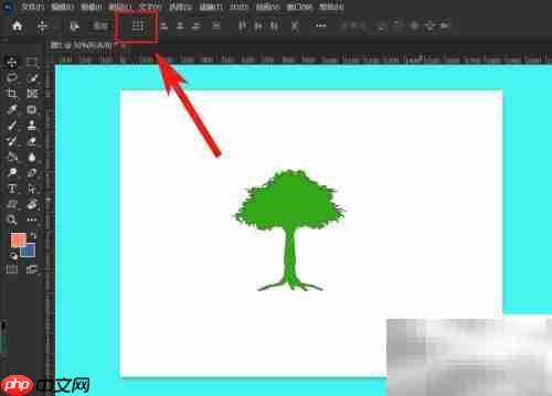 PS中显示变换控件的方法
