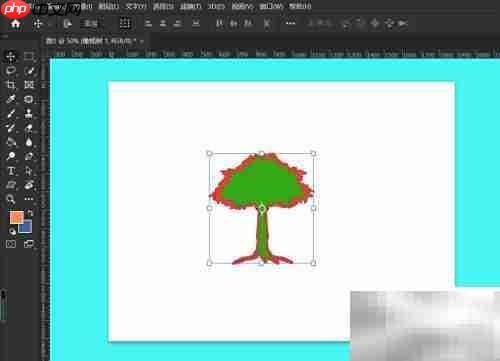 PS中显示变换控件的方法