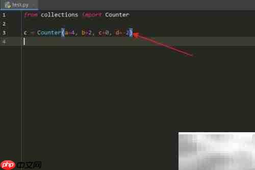 Python Counter subtract()用法解析