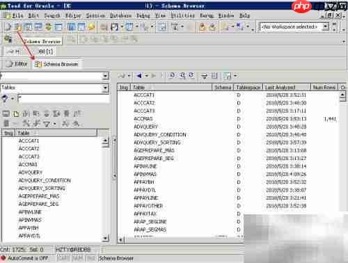 Toad Schema Browser功能解析