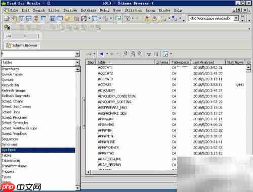 Toad Schema Browser功能解析