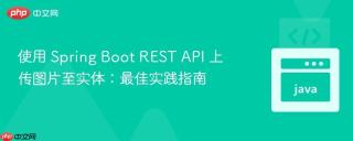 使用 Spring Boot REST API 上传图片至实体：最佳实践指南