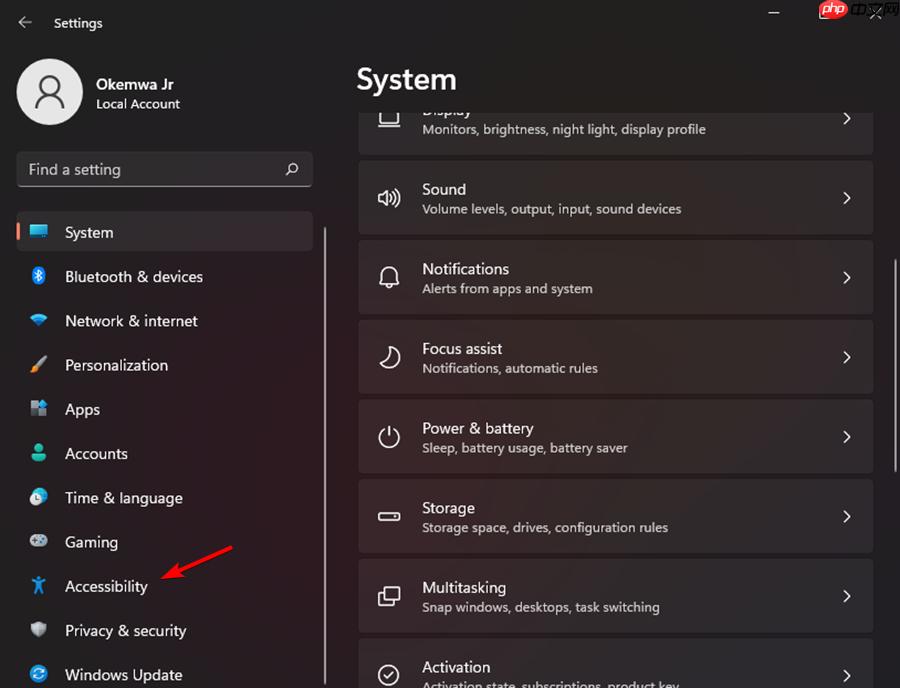 如何在Windows 11中将光标更改为暗模式?