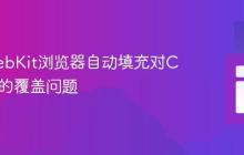 解决WebKit浏览器自动填充对CSS样式的覆盖问题
