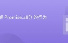 深入理解 Promise.all() 的行为与应用