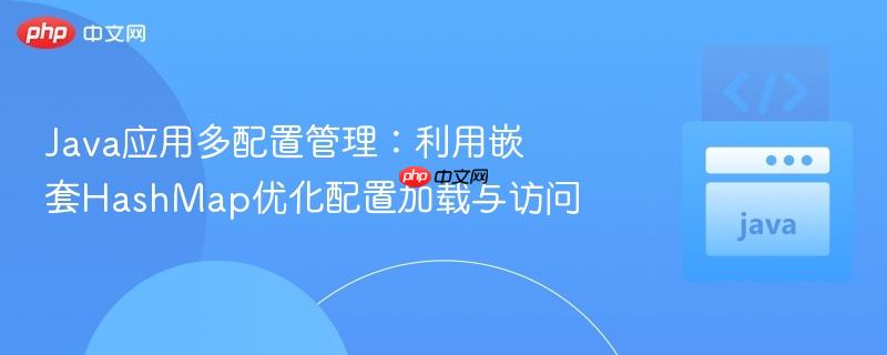 java应用多配置管理：利用嵌套hashmap优化配置加载与访问