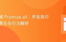 深入理解 Promise.all：并发执行、结果聚合与行为解析