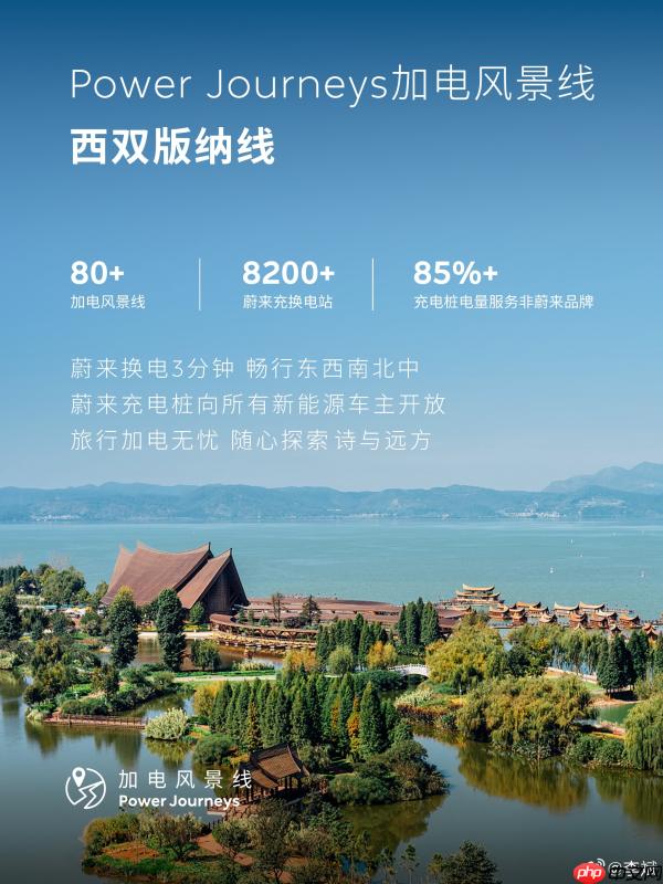 蔚来李斌中秋献祝福 发布“加电风景线”第十一条西双版纳线