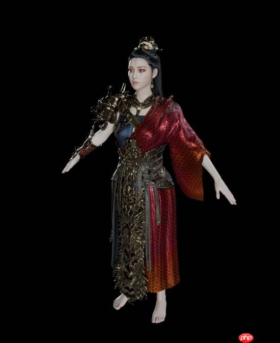 3D大神晒《黑神话：悟空》亢金星君模型！期待新作品！
