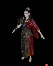 3D大神晒《黑神话：悟空》亢金星君模型！期待新作品！
