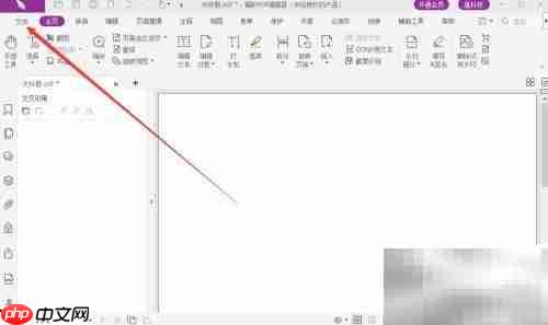 福昕阅读器窗口控件显示方法