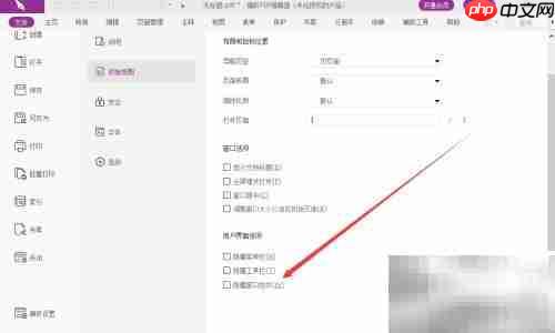 福昕阅读器窗口控件显示方法