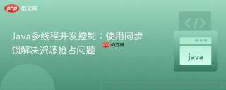 Java多线程并发控制：使用同步锁解决资源抢占问题
