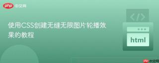 使用CSS创建无缝无限图片轮播效果的教程