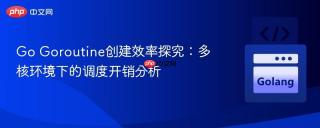 Go Goroutine创建效率探究：多核环境下的调度开销分析