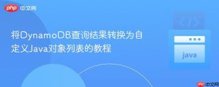将DynamoDB查询结果转换为自定义Java对象列表的教程