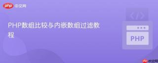 php数组比较与内嵌数组过滤教程