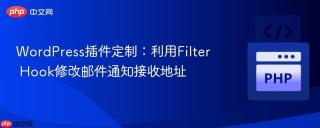 WordPress插件定制：利用Filter Hook修改邮件通知接收地址